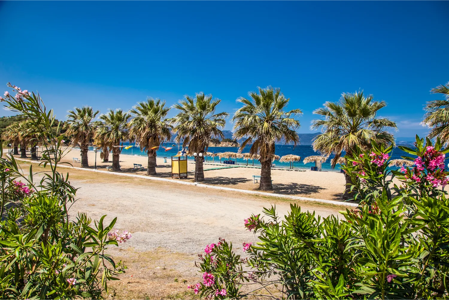 Παραλία Νησιώτισσα στην Εύβοια, Ελλάδα