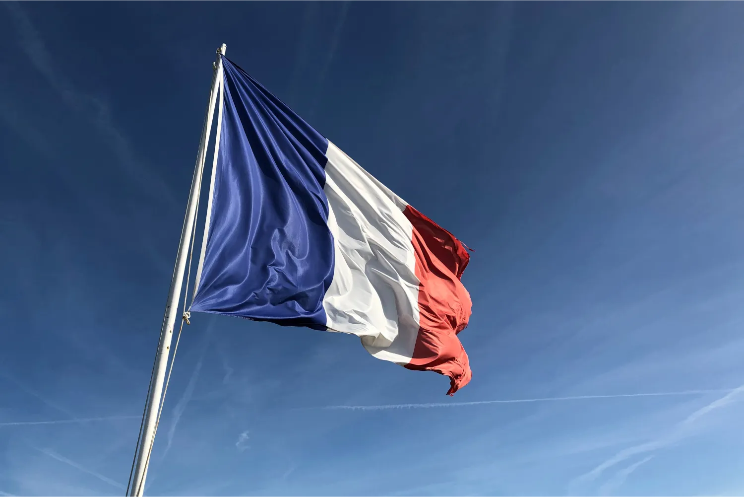 H τρικολόρε σημαία της Γαλλίας